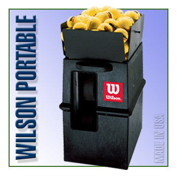 Wilson Portable Ball Machine w/Remote & 2-Line feature